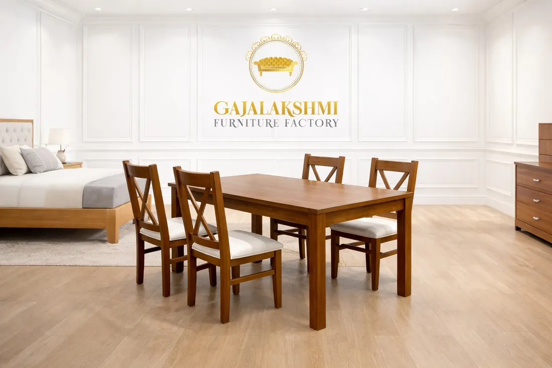 Cross Back Dining Set